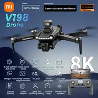Xiaomi-V198 GPS Drone ESC 4K Professional FPV Brushless Laser Évitement d'obstacles Aérien Optique Pliable Quadcopter Mini 8K Dron 1